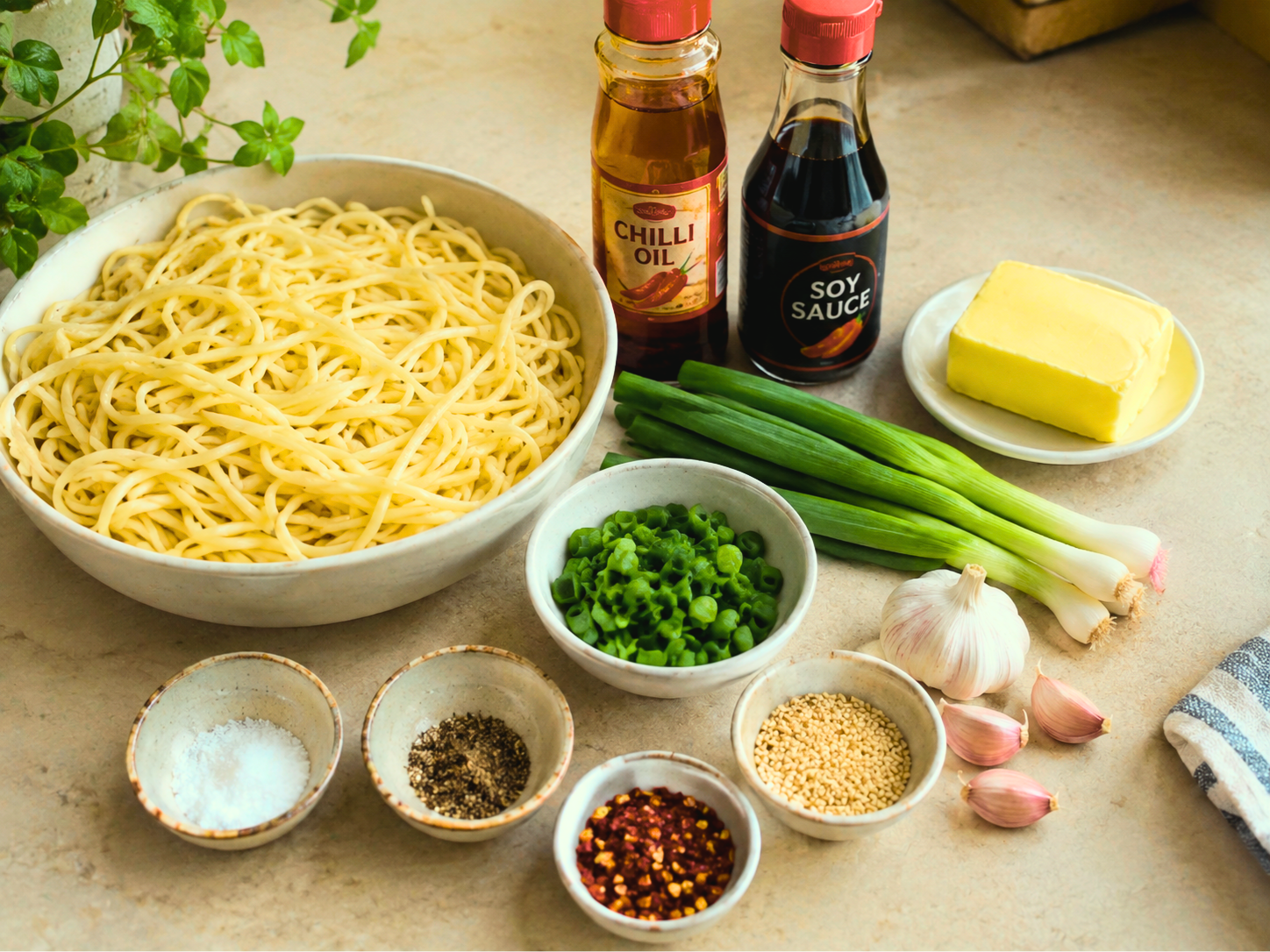 10-Minute Garlic Butter Noodles with Chilli Oil