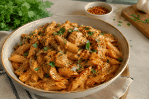 Creamy Butter Chicken Pasta Recipe